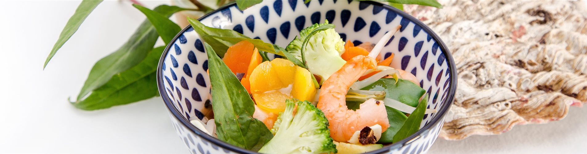 Gemüsesuppe mit Garnele Gemüsesuppe mit Garnele