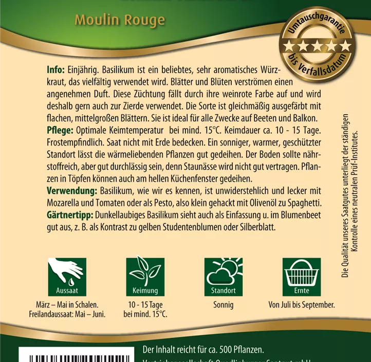 Basilikum Moulin Rouge Basilikum Moulin Rouge