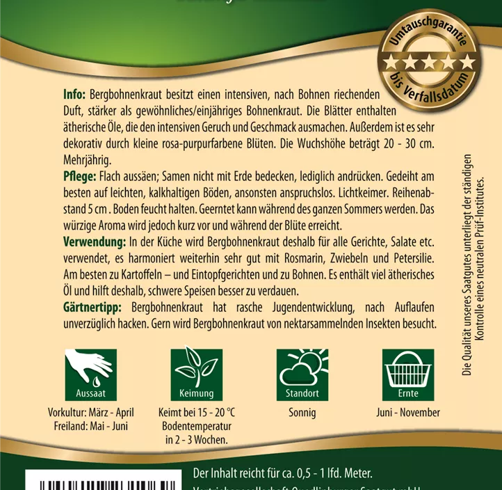 Bohnenkraut Berg Bohnenkraut Berg