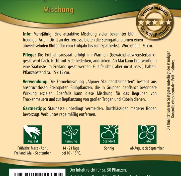 Alpiner Staudensteingarten  Alpiner Staudensteingarten