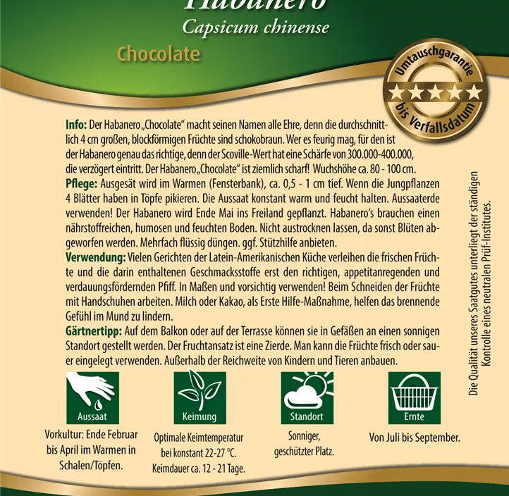 Habanero Chocolate Habanero Chocolate