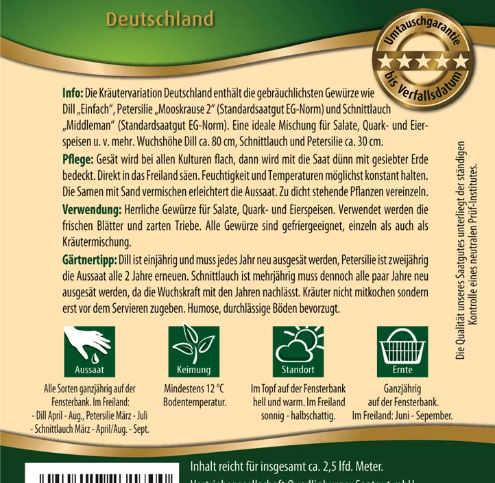 Kräutervariation Deutschland Kräutervariation Deutschland