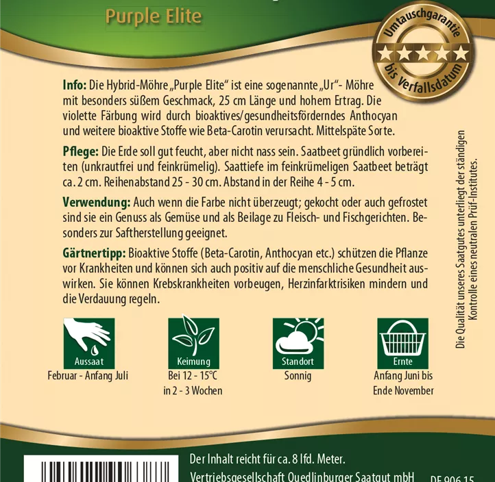 Möhren Purple Elite Möhren Purple Elite