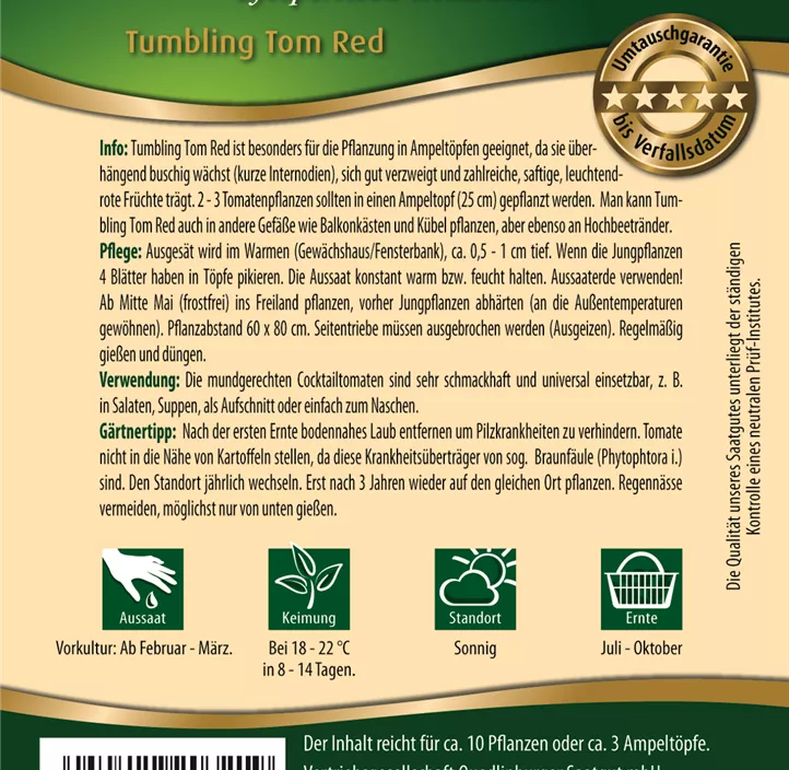 Ampeltomaten Tumbling Tom Red Ampeltomaten Tumbling Tom Red