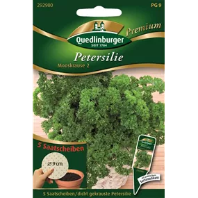 Petersilie Mooskrause 2, Saatscheiben