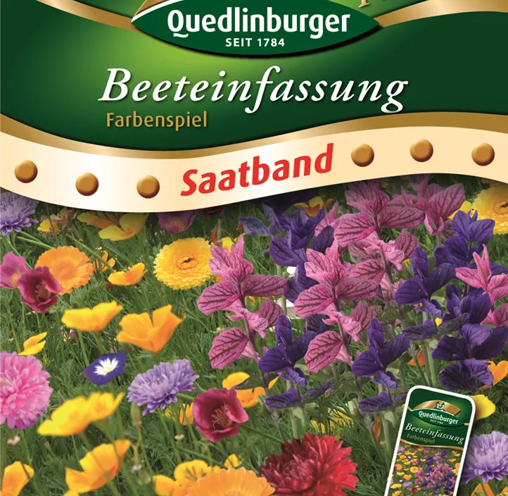 Beeteinfassung Farbenspiel