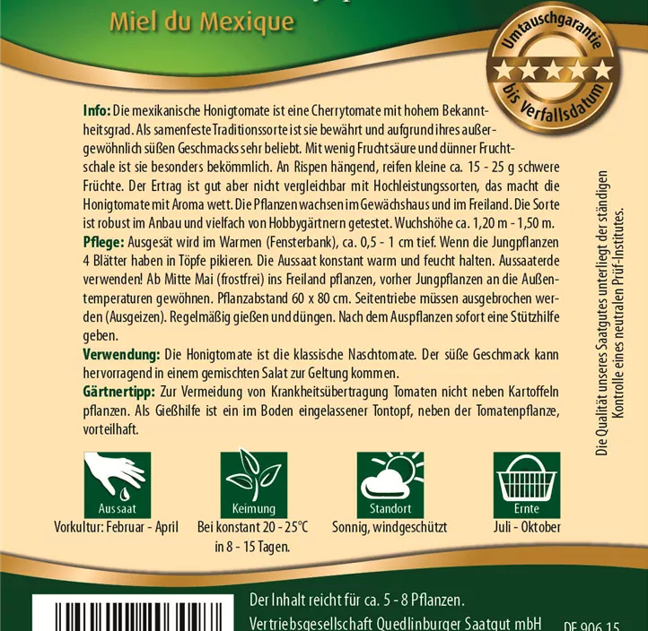 Honigtomate Miel du Mexique Honigtomate Miel du Mexique