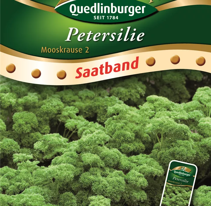 Petersilie Mooskrause 2, Saatband Petersilie Mooskrause 2, Saatband
