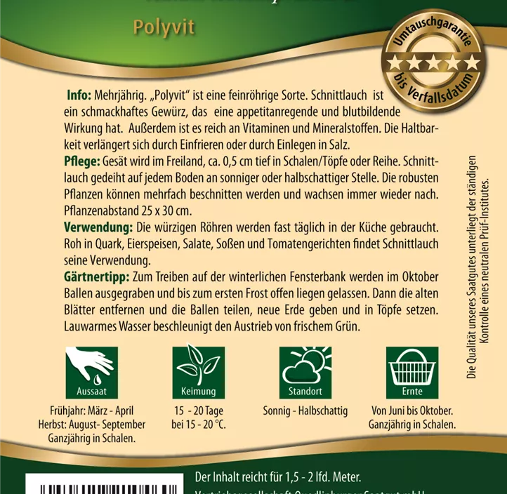Schnittlauch Polyvit