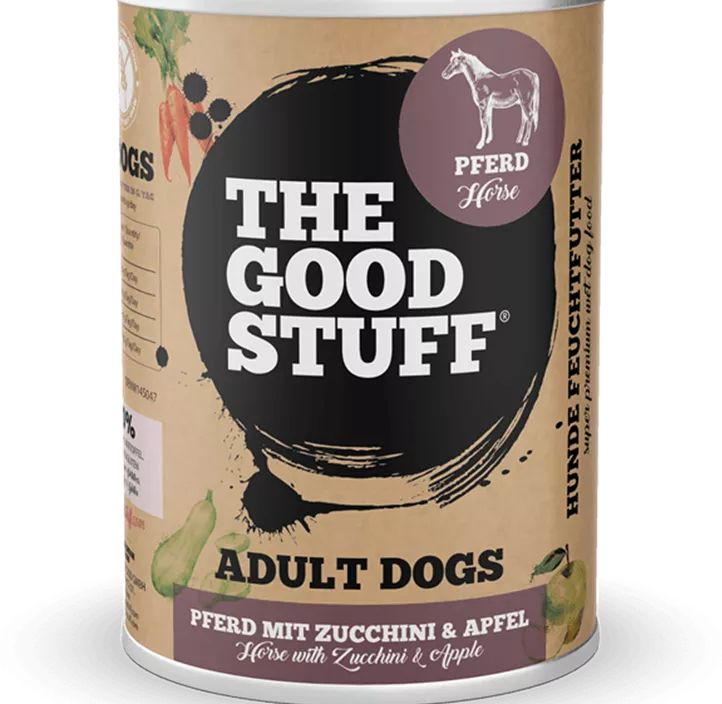 Dose Adult Pferd und Zuccini 