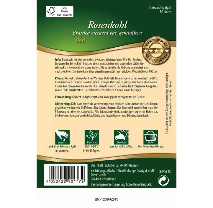 Rosenkohl Red