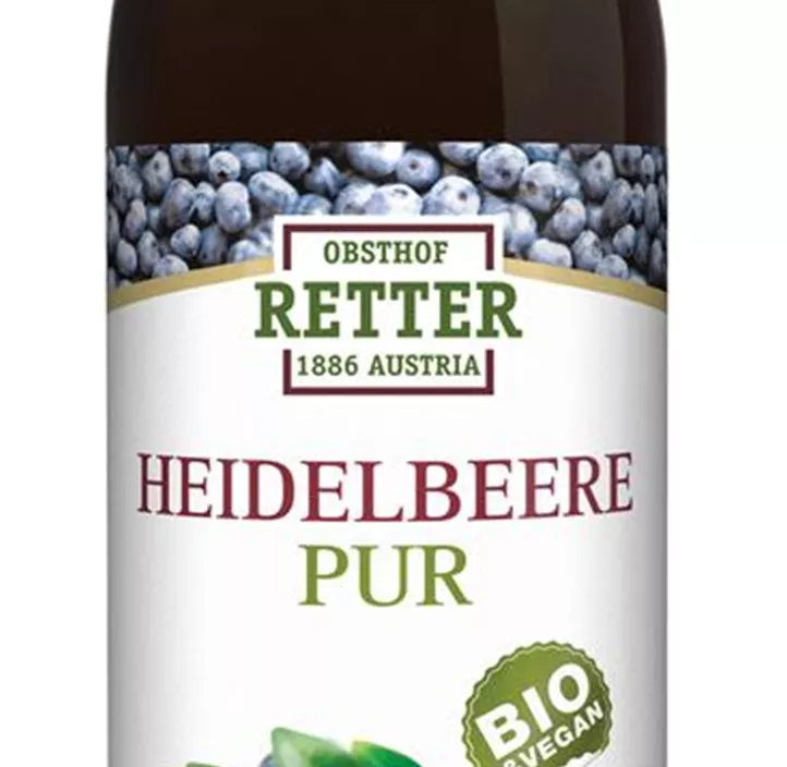 BIO Heidelbeere pur, 100% Direktsaft