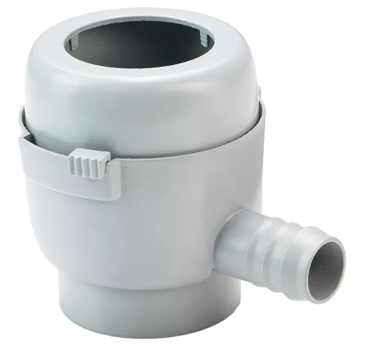 Füllautomat Mini DN 50-60, grau seitl. Abgang D: 23 mm