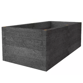 Durisol Holzbeton-Hochbeet rechteckig