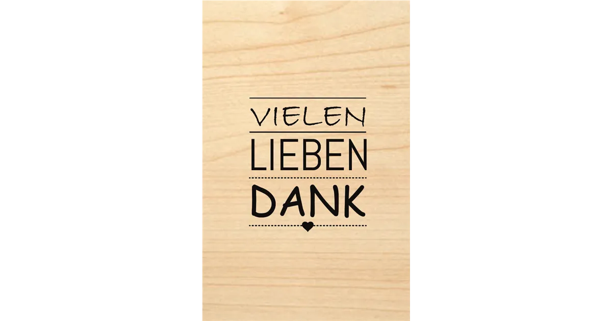 Geschenkanhänger - Vielen lieben Dank - Bellaflora