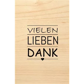 Geschenkanhänger - Vielen lieben Dank