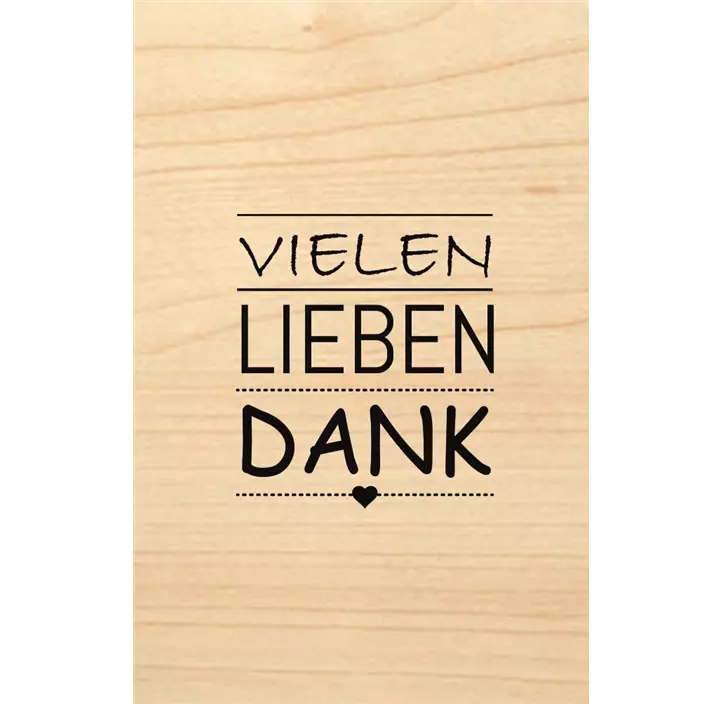 Geschenkanhänger - Vielen lieben Dank