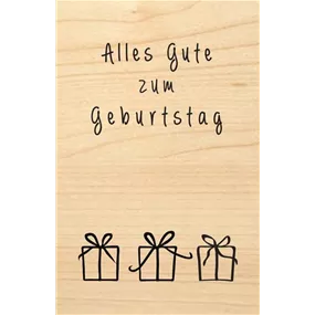 Geschenkanhänger - Alles gute zum Geburtstag