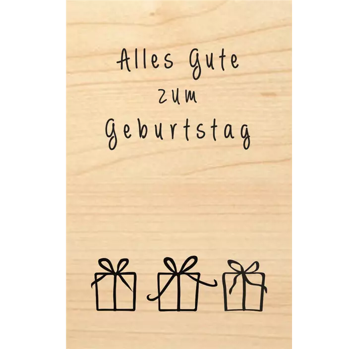 Geschenkanhänger - Alles gute zum Geburtstag
