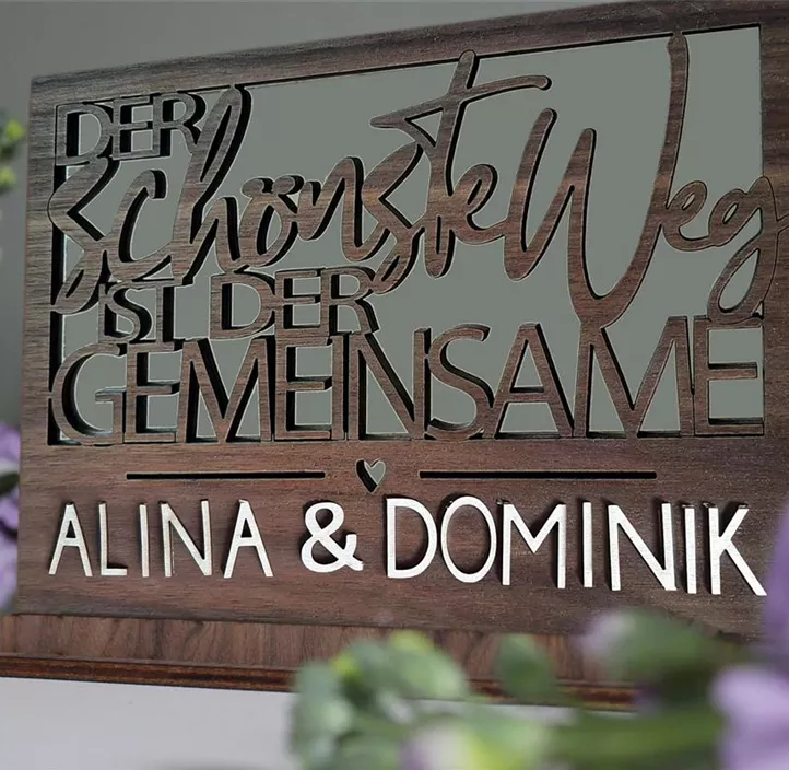Personalisierbarer Rahmen - Gemeinsamer Weg