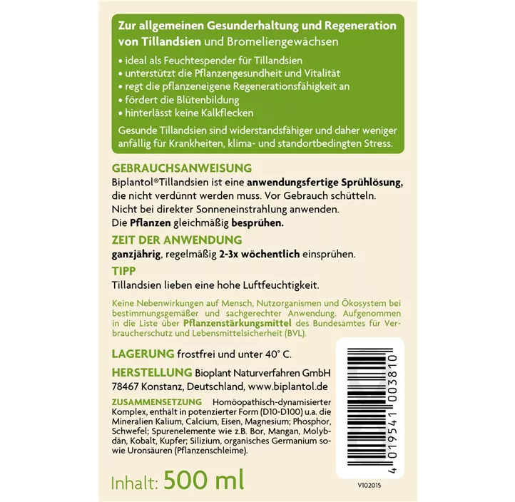 BIPLANTOL® Tillandsien anwendungsfertig