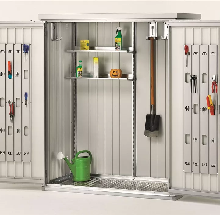 Geräteschrank 150 silber