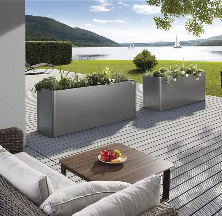Pflanzbeet Belvedere MAXI 200 quarzgrau