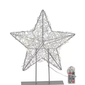 LED Stern am Ständer für Batterien m. Timer LED Stern am Ständer für Batterien m. Timer