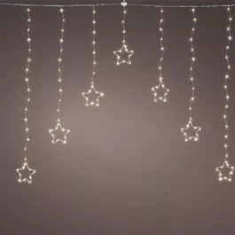 Micro LED Lichtvorhang mit Sternen outdoor
