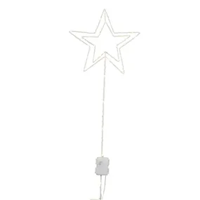 Stern LED am Stab Outdoor m. Timer