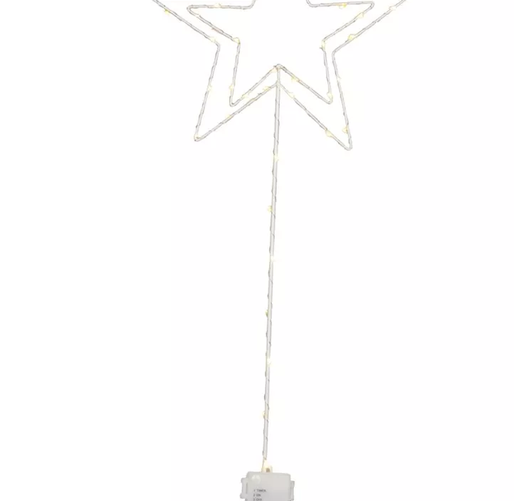 Stern LED am Stab Outdoor m. Timer