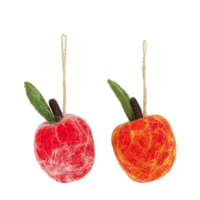 Filzanhänger Apfel Filzanhänger Apfel