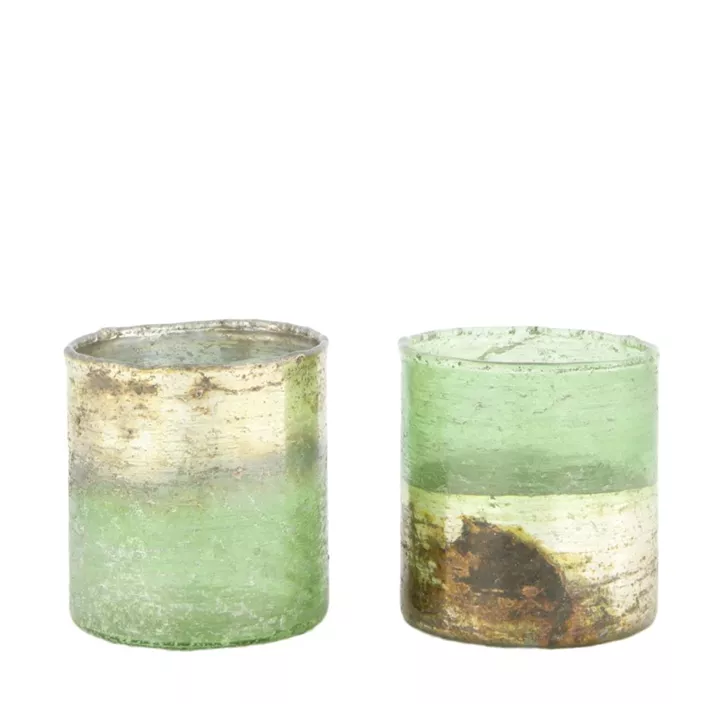 Teelichthalter Glas