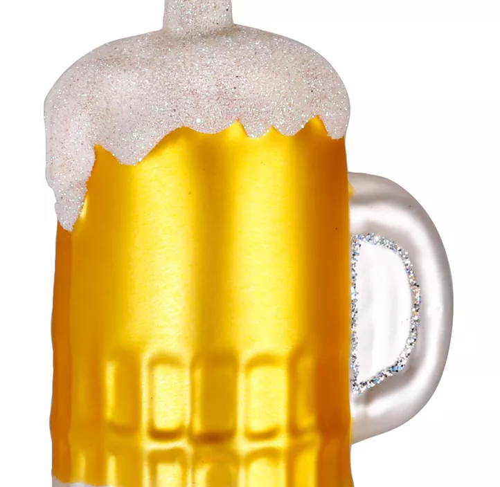 Glasfigur Bierkrug