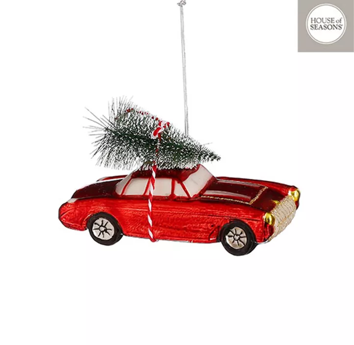 Glasfigur Wagen