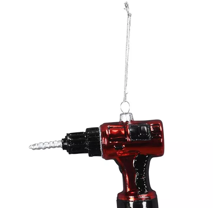 Glasfigur Bohrmaschine