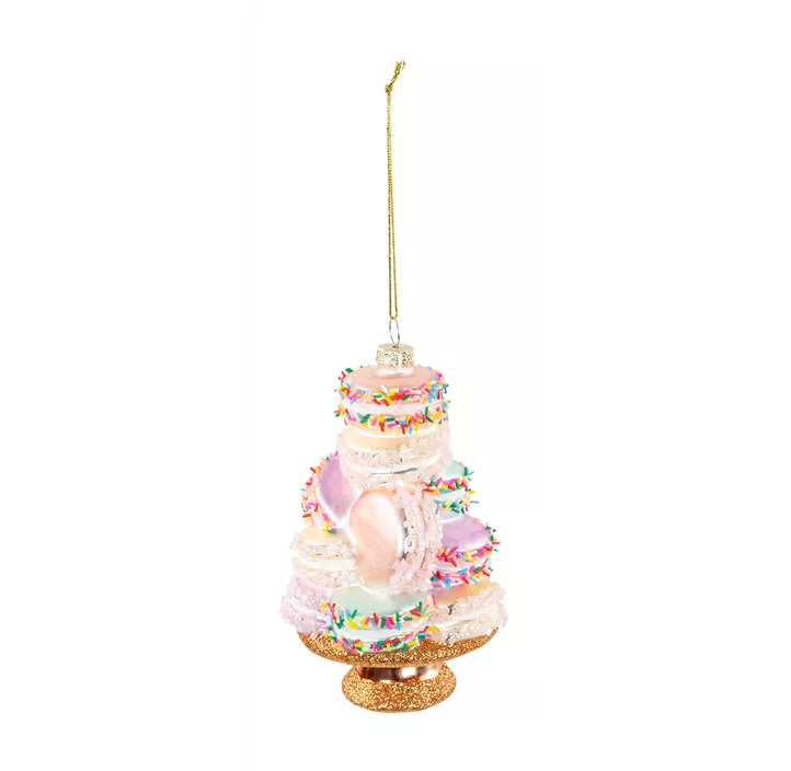 Glasfigur Torte mit Streuseln