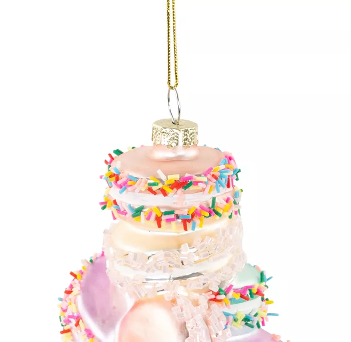 Glasfigur Torte mit Streuseln
