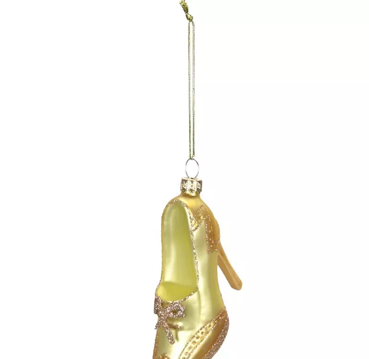 Glasfigur Damenschuh