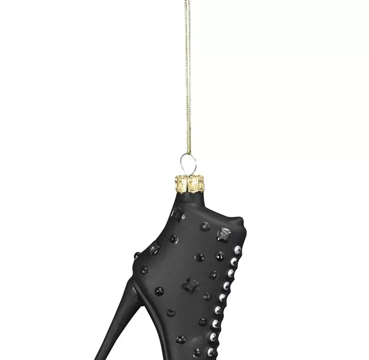 Glasfigur Damenstiefel
