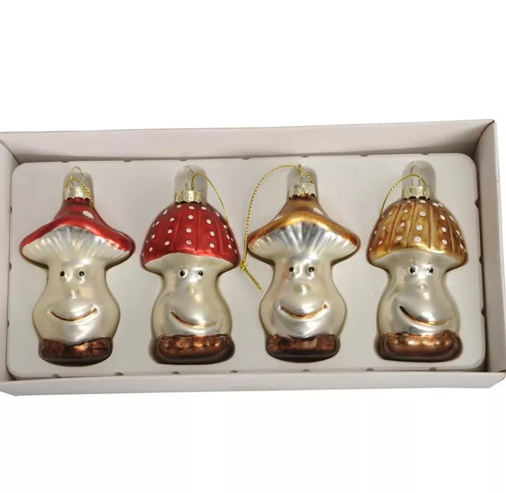 Glasfigur Pilz-Set