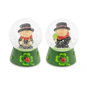 Schneekugel Glücksbringer