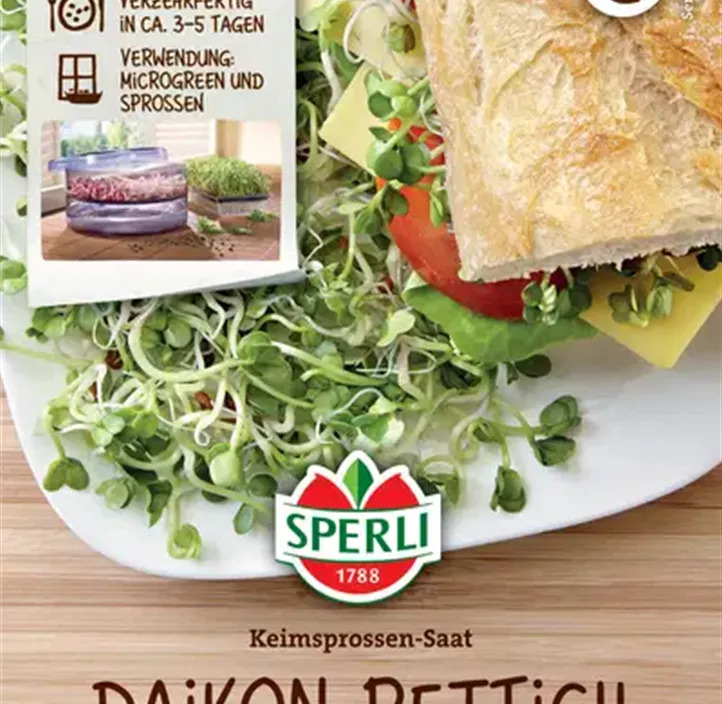 BIO Keimsprossen-Saat Daikon-Rettich BIO Keimsprossen-Saat Daikon-Rettich