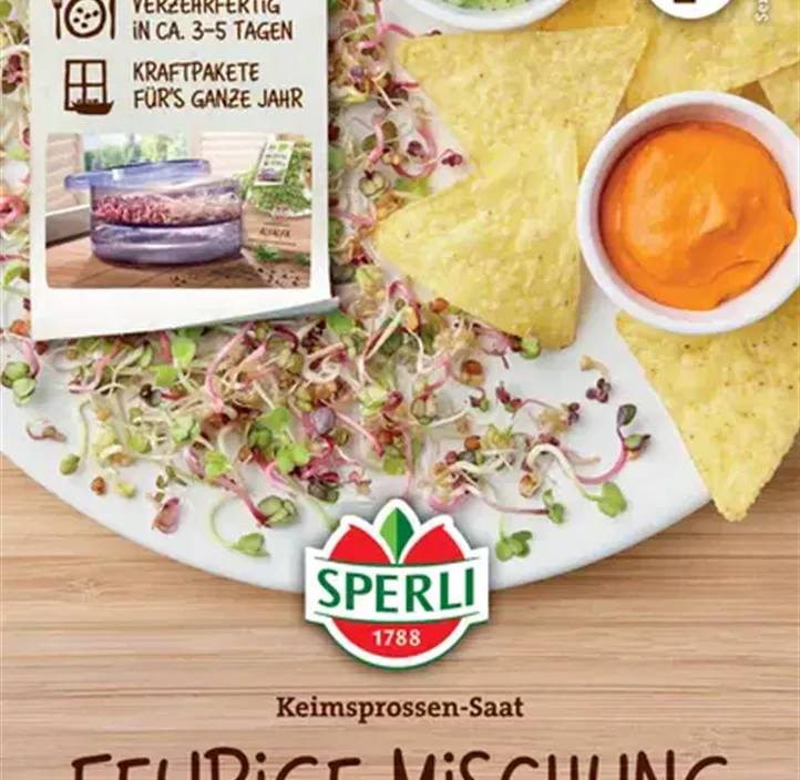 BIO Keimsprossen-Saat Feurige Mischung BIO Keimsprossen-Saat Feurige Mischung