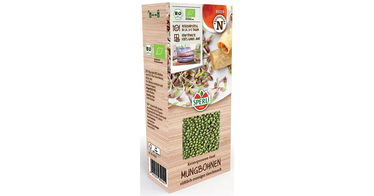 BIO Keimsprossen-Saat Mungbohnen - Bellaflora