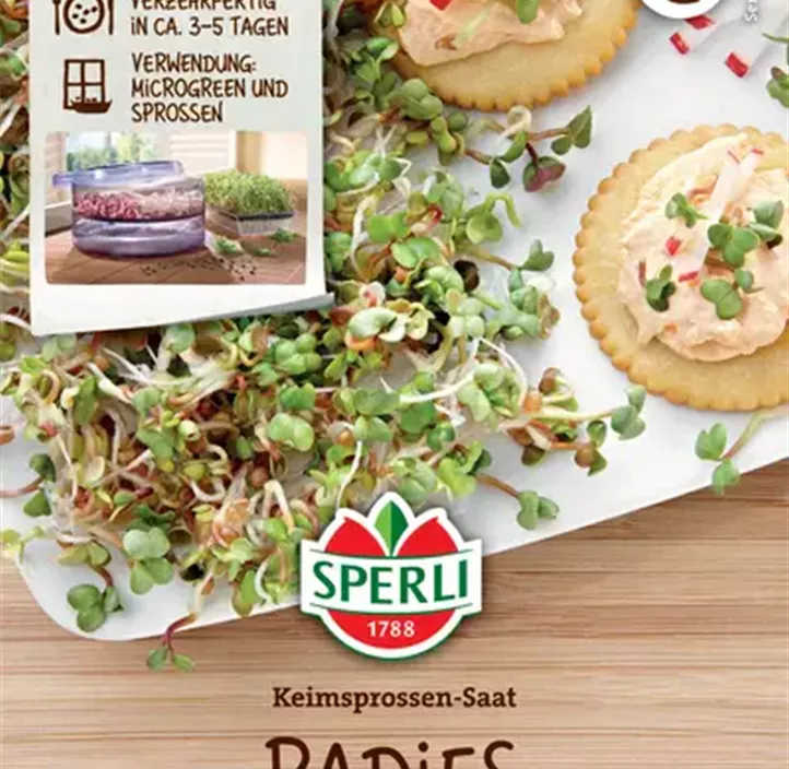 BIO Keimsprossen-Saat Radieschen BIO Keimsprossen-Saat Radieschen