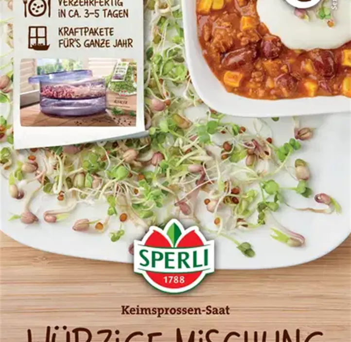 BIO Keimsprossen-Saat Würzige Mischung BIO Keimsprossen-Saat Würzige Mischung