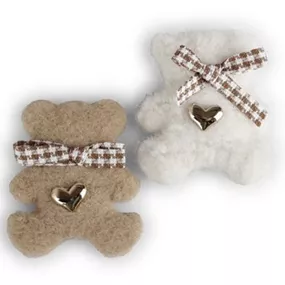 Bären mit Schleife 6Stk, 2sortiert Bären mit Schleife 6Stk, 2sortiert