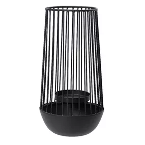 Laterne Eisen, schwarz