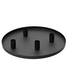 Kerzenhalter Eisen, rund